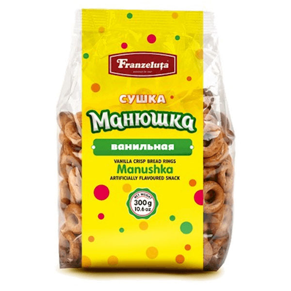 Сушка Мини Манушка с ванилью – 10,58 унций (300гр)